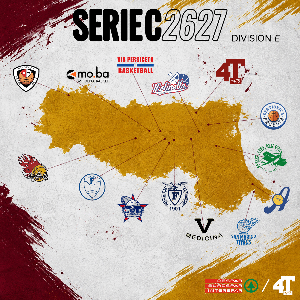 Serie C, la Despar inserita nella Division E