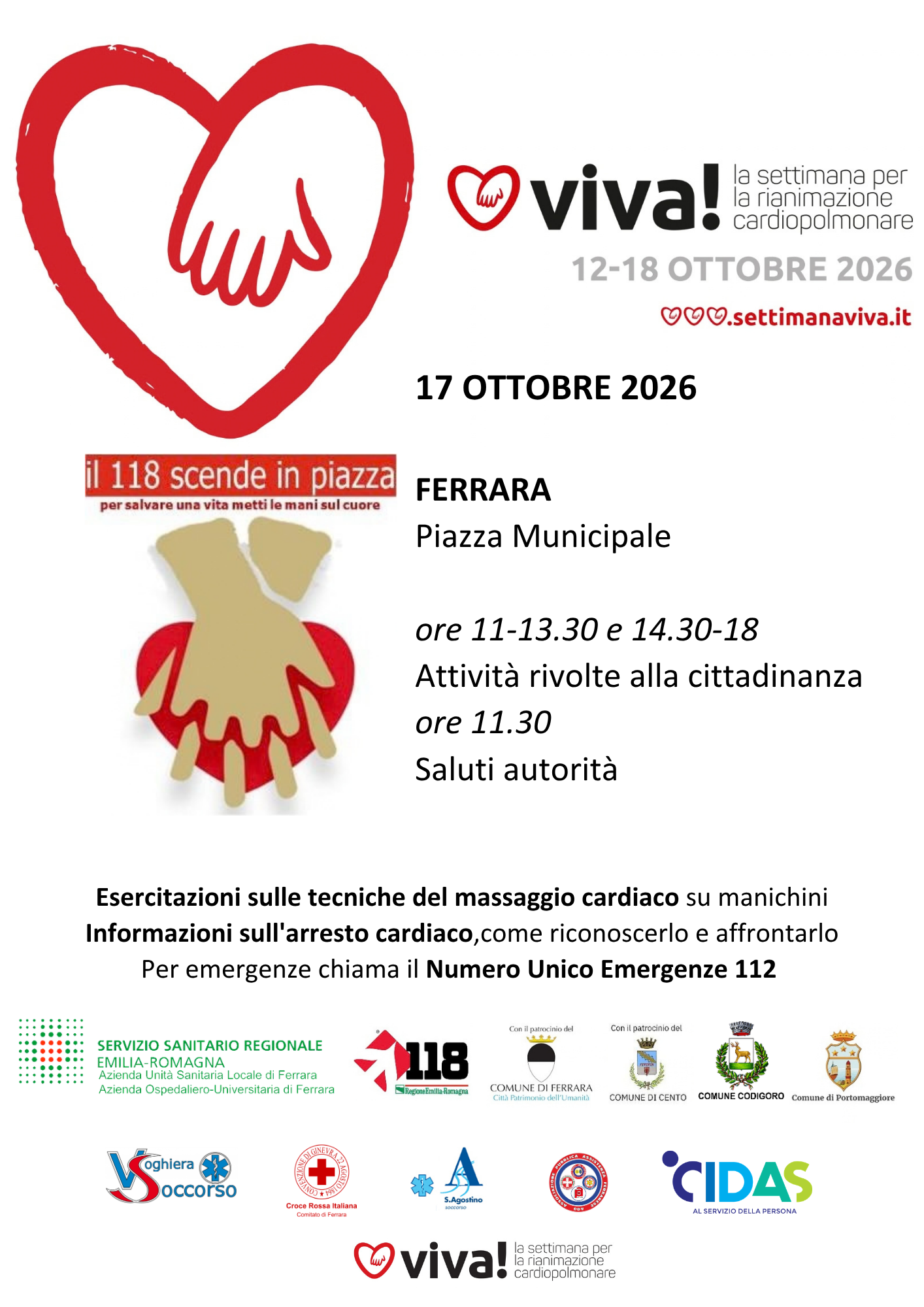 Sport e salute: la Despar 4 Torri scende in campo con il 118 e l’Ausl di Ferrara