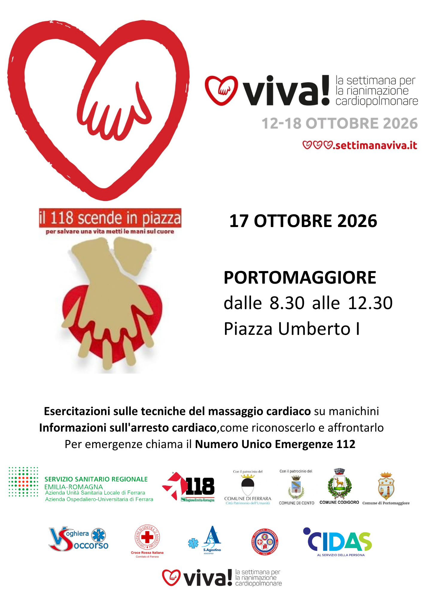 17 OTTOBRE 2026 PORTOMAGGIORE